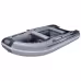 Надувная лодка ПВХ Адмирал 320 Sport, пайол фанерный, серый/синий