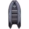 Надувная лодка ПВХ Адмирал 320 Sport, пайол фанерный, серый/синий