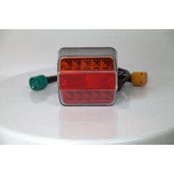 Фонарь задний Ledworker TRL 003 Bajonet R, правый, красный