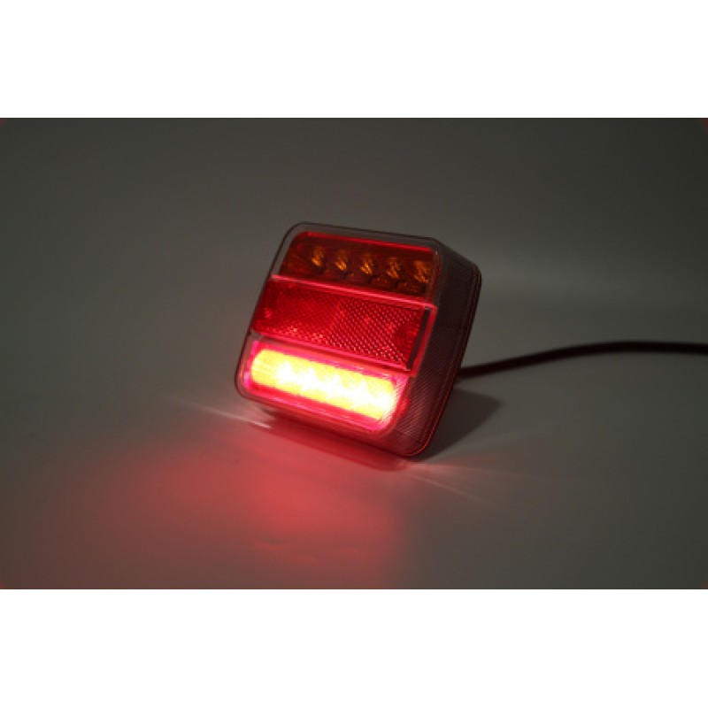 Фонарь задний Ledworker TRL 003 Bajonet R, правый, красный