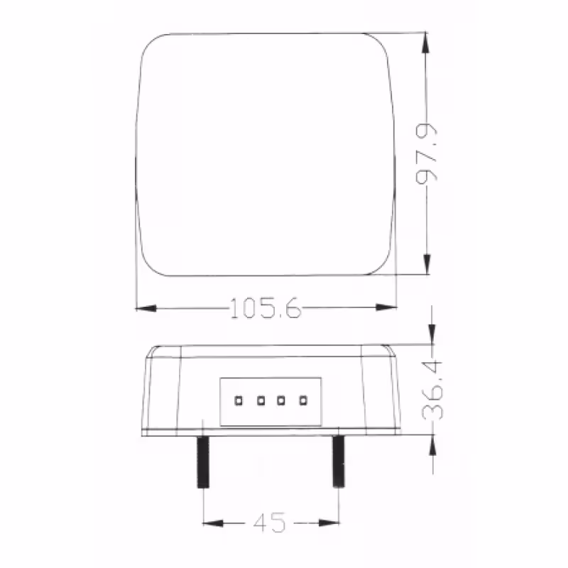 Фонарь задний Ledworker TRL 004