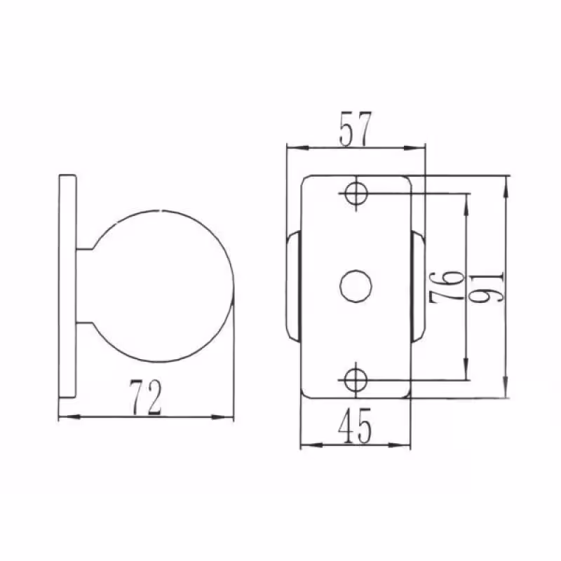 Фонарь габаритный Trailercom TRL 023