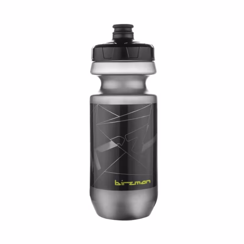 Бутылка для велосипеда Birzman Water Bottle 550 Black, 0,55 л, серый