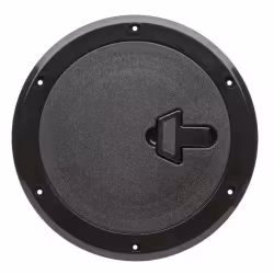 Люк инспекционный с замком 710319, 185х265 мм, черный