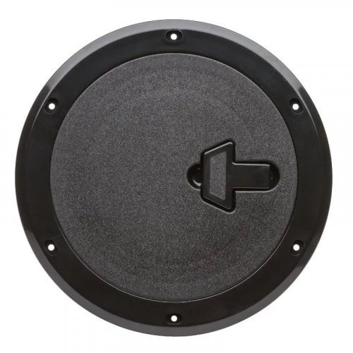 Люк инспекционный с замком 710319, 185х265 мм, черный