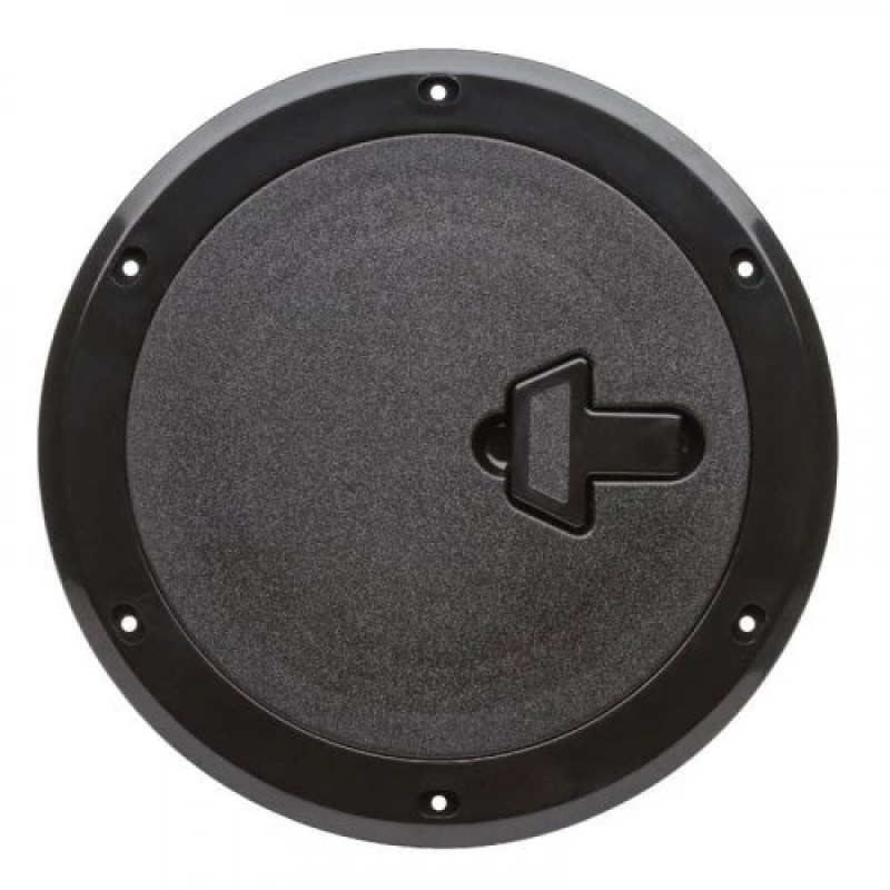 Люк инспекционный с замком 710319, 185х265 мм, черный