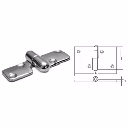 Петля разъёмная левая, 92х36х5 мм