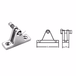 Кронштейн с выгнутым основанием и защелкой 710052