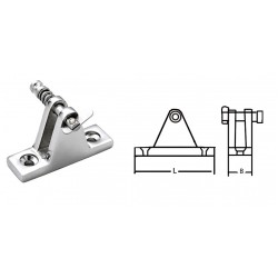 Кронштейн с выгнутым основанием и защелкой 710052