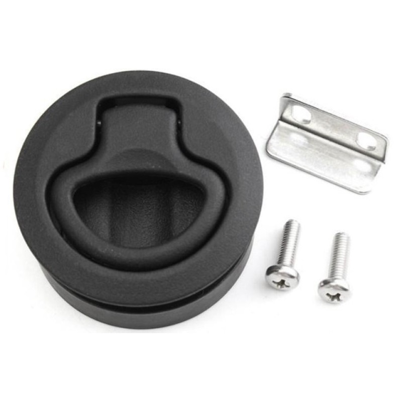 Замок для люка круглый 710292, 61 мм, черный