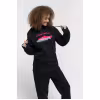 Худи женское Finntrail Shadow fish 6806 BlackPink, футер, черный, размер XXS, 150-160 см