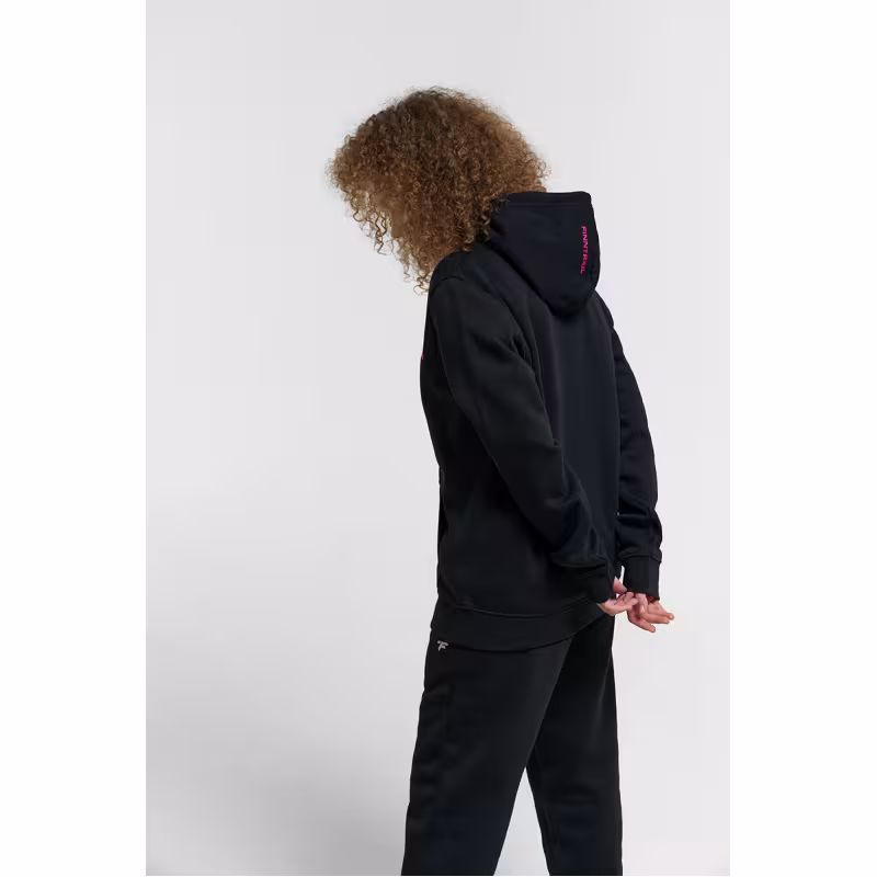 Худи женское Finntrail Shadow fish 6806 BlackPink, футер, черный, размер 42-44 (XS), 155-165 см