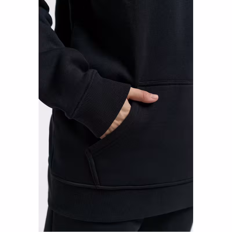 Худи женское Finntrail Shadow fish 6806 BlackPink, футер, черный, размер 44-46 (S), 160-170 см