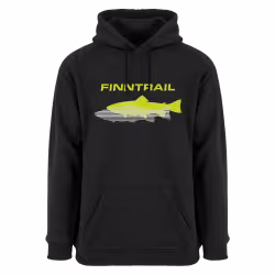 Худи мужское Finntrail Shadow fish 6806 BlackYellow, футер, черный, размер 62-64 (XXXL), 190-200 см