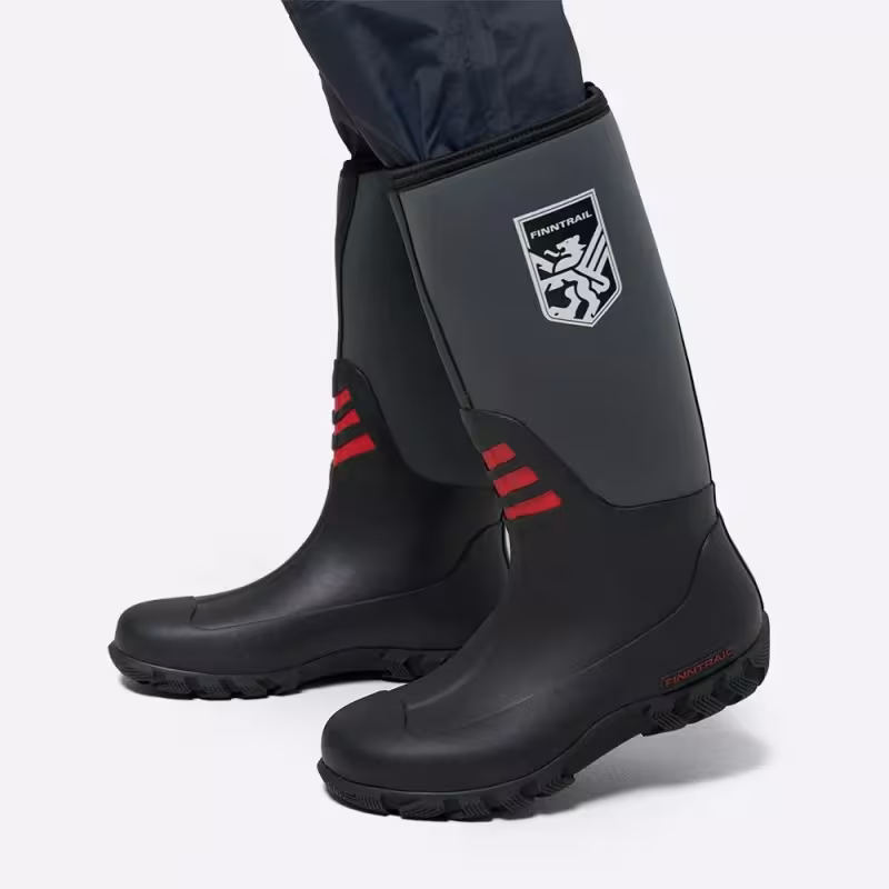 Сапоги мужские Finntrail Outlander Red, черный/красный, размер 40