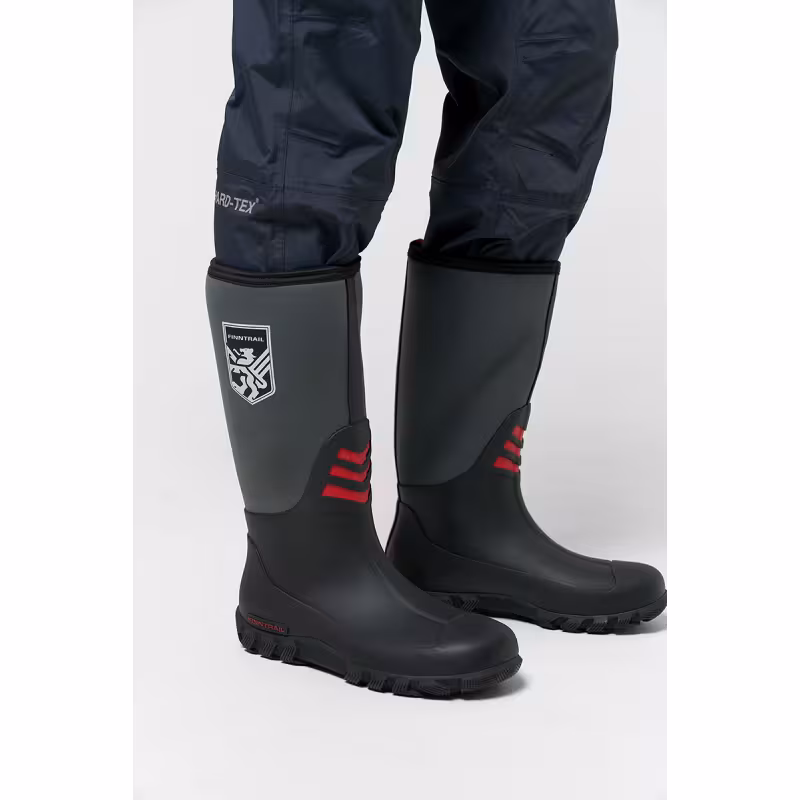 Сапоги мужские Finntrail Outlander Red, черный/красный, размер 40