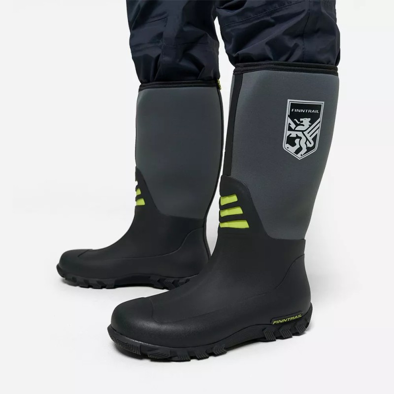 Сапоги мужские Finntrail Outlander Yellow, черный/желтый, размер 40