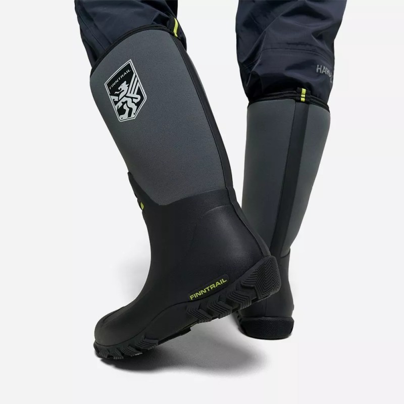 Сапоги мужские Finntrail Outlander Yellow, черный/желтый, размер 40