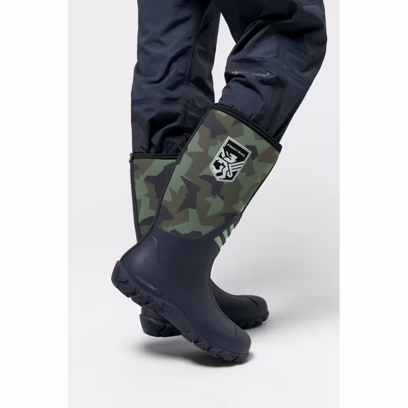 Сапоги мужские Finntrail Outlander CamoArmy, зеленый камуфляж, размер 40