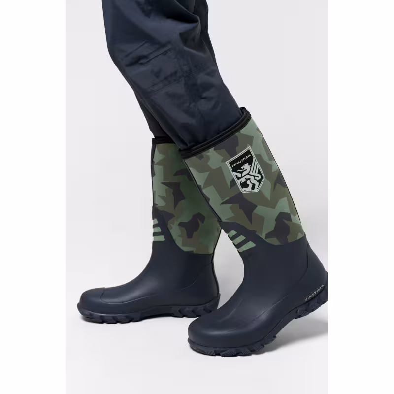 Сапоги мужские Finntrail Outlander 7516 CamoArmy, зеленый камуфляж, размер 41