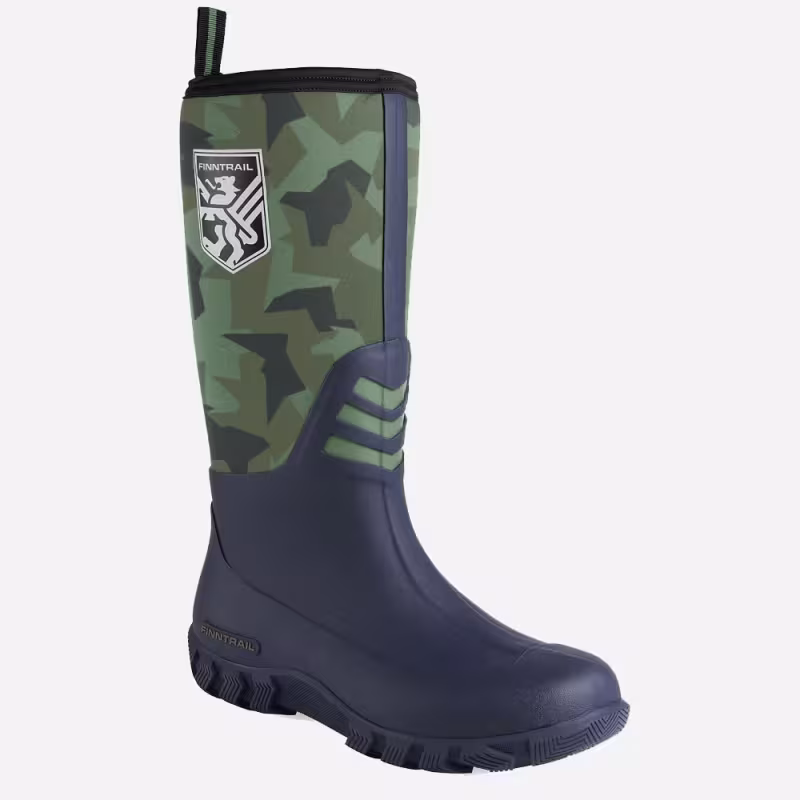 Сапоги мужские Finntrail Outlander 7516 CamoArmy, зеленый камуфляж, размер 42