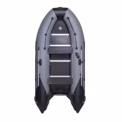 Надувная лодка ПВХ Адмирал 360 Sport, пайол фанерный, красный/серый