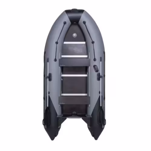 Надувная лодка ПВХ Адмирал 360 Sport, пайол фанерный, красный/серый