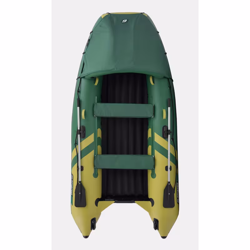 Надувная лодка ПВХ Gladiator E350PRO, НДНД, зеленый/оливковый