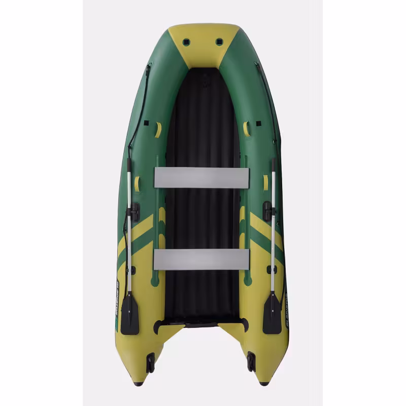 Надувная лодка ПВХ Gladiator E350PRO, НДНД, зеленый/оливковый