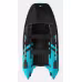Надувная лодка ПВХ Gladiator E350PRO, НДНД, черный/бирюзовый