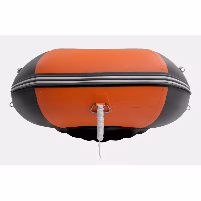 Надувная лодка ПВХ Gladiator E380PRO, НДНД, оранжевый/темно-серый