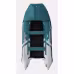 Надувная лодка ПВХ Gladiator E380PRO, НДНД, сине-зеленый/белый