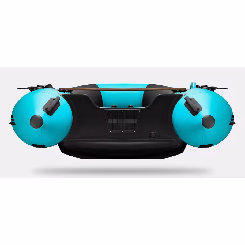 Надувная лодка ПВХ Gladiator E330S, НДНД, черный/бирюзовый