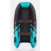 Надувная лодка ПВХ Gladiator E330S, НДНД, черный/бирюзовый