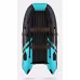 Надувная лодка ПВХ Gladiator E350S, НДНД, черный/бирюзовый