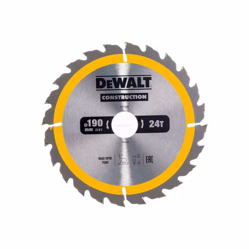 Диск пильный по дереву Dewalt DT1944-QZ, 19х24х30 мм