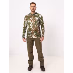 Джерси с капюшоном мужское Triton Gear, ткань Fabreex, принт Forest Green, размер L