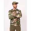 Джерси с капюшоном мужское Triton Gear, ткань Fabreex, принт Forest Green, размер L