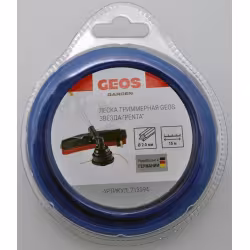 Корд триммерный Geos 213994, звезда, 2.0мм*15м