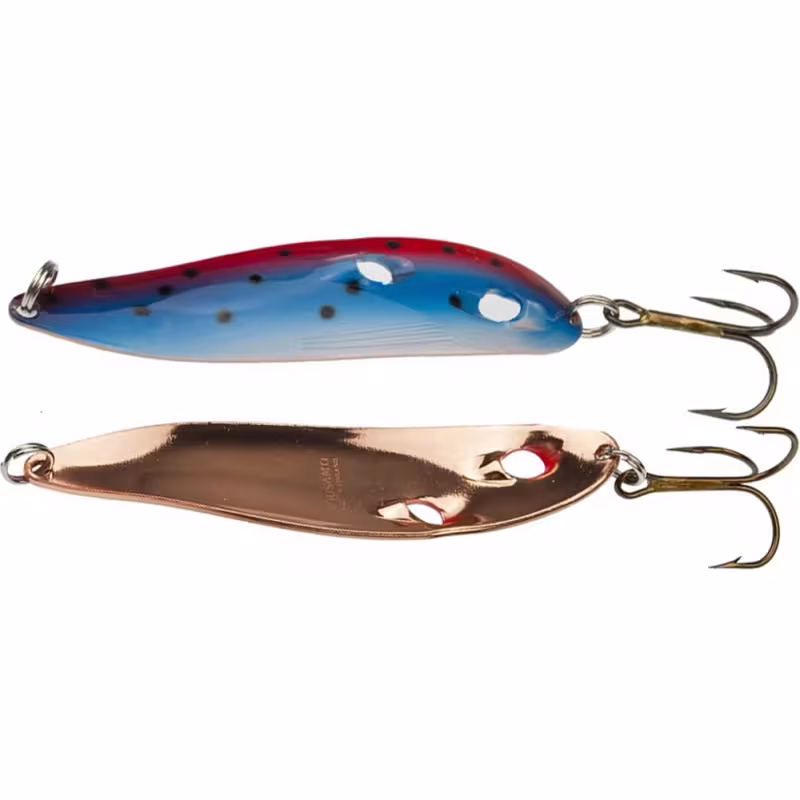 Блесна колеблющаяся Kuusamo Tundra 95/24 BL/R/BLU/W-C