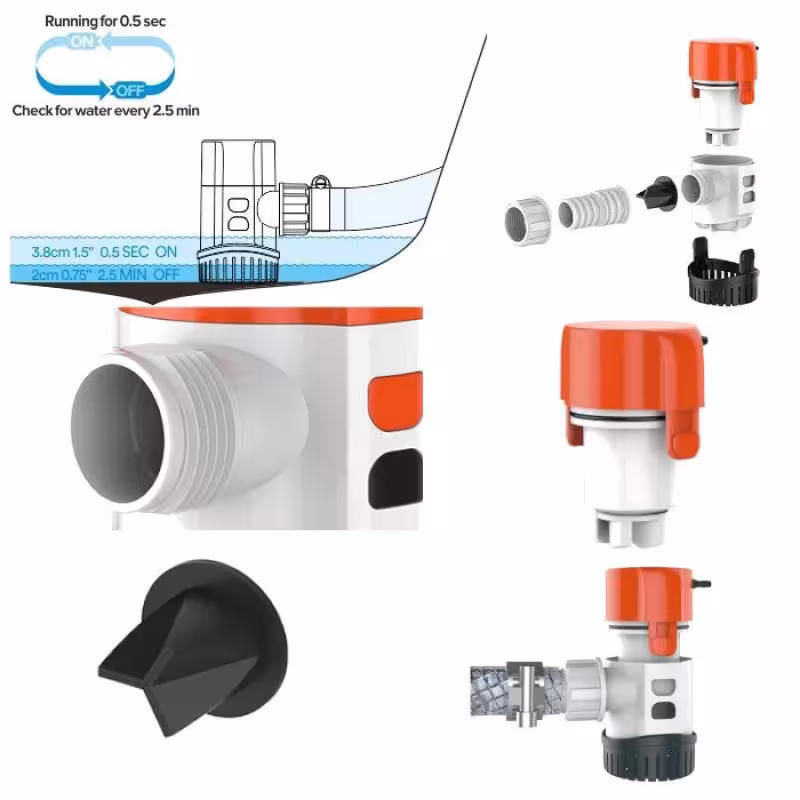 Помпа осушительная SeaFlo SFBP2-G1100-13B, 69 л/мин