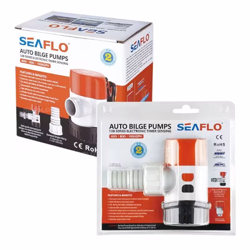 Помпа осушительная SeaFlo SFBP2-G1100-13B, 69 л/мин