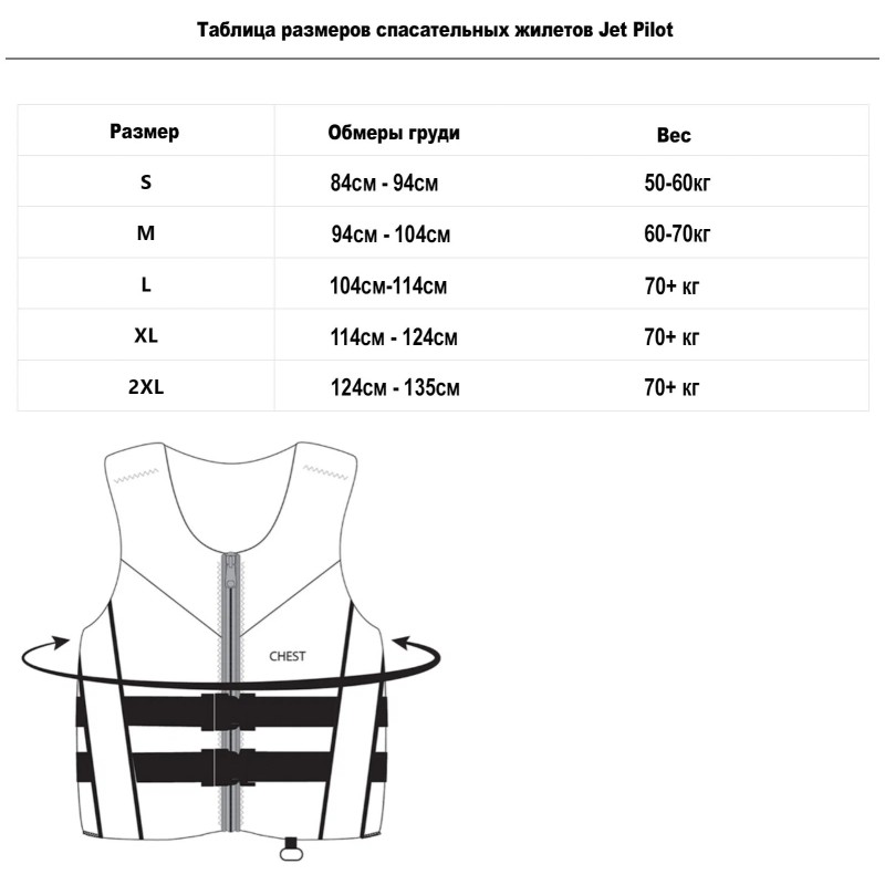 Жилет защитный мужской для водного спорта Jetpilot Freeride F/E Neo ISO 50N, размер XL, черный