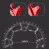 Звезда передняя Motsuv Round Narrow Wide 104BCD, 42T, черный, 1 шт.
