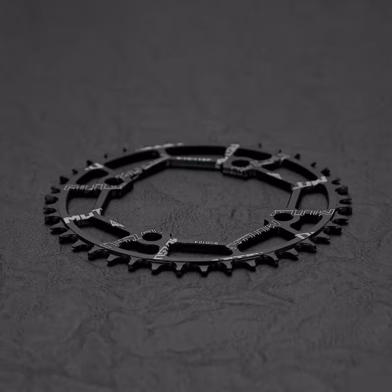 Звезда передняя Motsuv Round Narrow Wide 104BCD, 42T, черный, 1 шт.