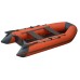 Надувная лодка ПВХ Flinc FT 320K, пайол фанерный, графит/оранжевый