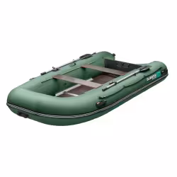 Надувная лодка ПВХ Gladiator B370, пайол фанерный, оливковый