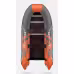 Надувная лодка ПВХ Gladiator B370, пайол фанерный, оранжевый/темно-серый