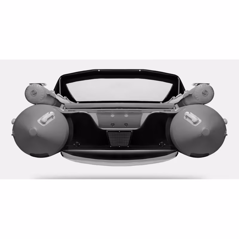 Надувная лодка ПВХ Gladiator E420X, НДНД, светло-серый/темно-серый