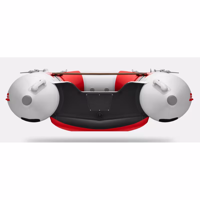 Надувная лодка ПВХ Gladiator E350S, НДНД, красный/белый